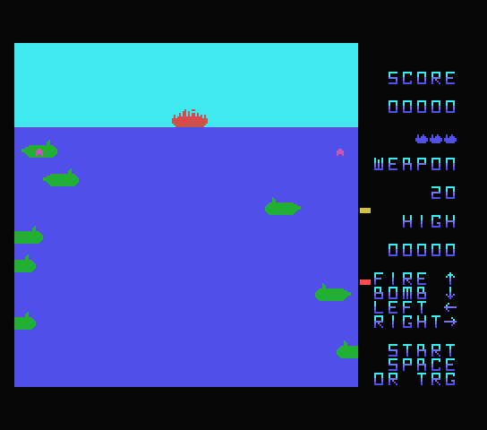Marine Battle screenshot 2 for MSX